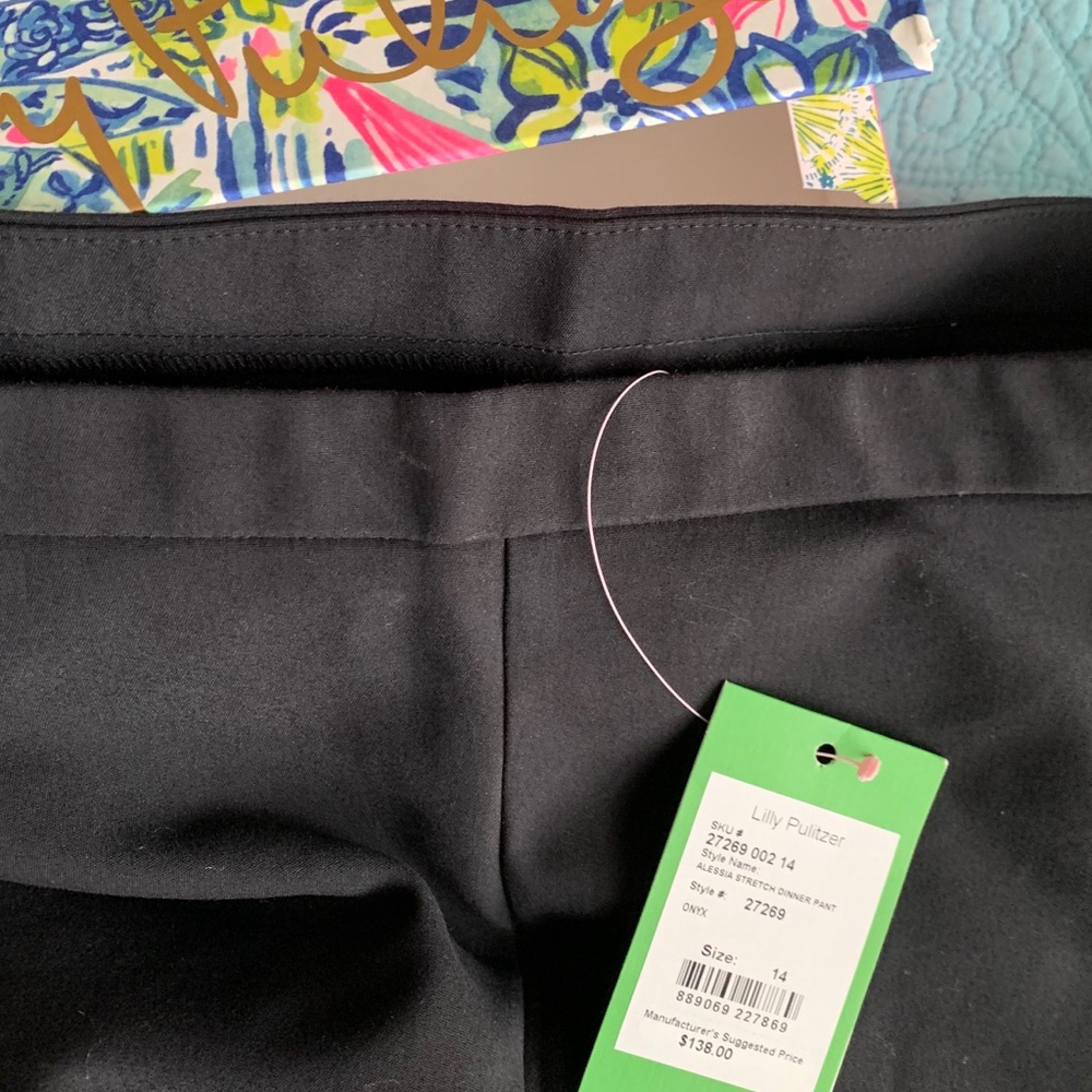 Lilly Pulitzer black pant NWT